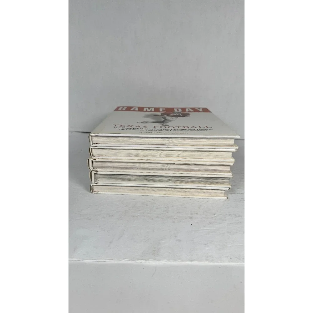Game Day Football Books Lot Texas Alabama Nebraska Wisconsin Penn State 2005